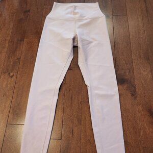 ALO Yoga women's pale pink leggings in sizer medium